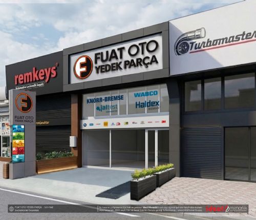 FUAT OTO YEDEK PARÇA SAN.VE TİC.LTD.ŞTİ. | SHOWROOM TASARIMI | 10.06.2026 | FUAT OTO YEDEK PARÇA SAN.VE TİC.LTD.ŞTİ.