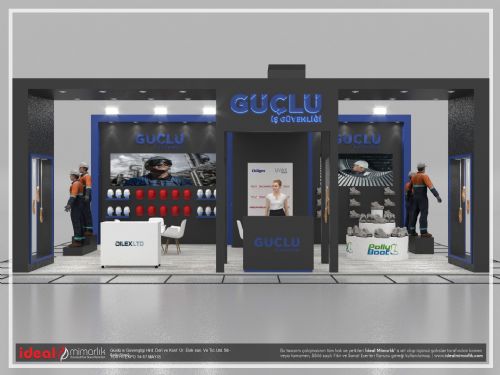 Güclü is Güvengligi Hird. Deri ve Konf. Ür. Elek san. Ve Tic. Ltd. Sti | Tasarım Proje | Maxima Fuar Standı | 04.03.2025 | 