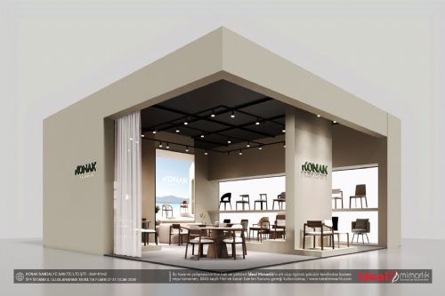 KONAK SANDALYE SAN.TİC.LTD.ŞTİ. |İİFF İSTANBUL ULUSLARARASI MOBİLYA FUARI 27-31 OCAK 2026 | 09.01.2026 | 