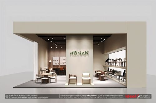 KONAK SANDALYE SAN.TİC.LTD.ŞTİ. |İİFF İSTANBUL ULUSLARARASI MOBİLYA FUARI 27-31 OCAK 2026 | 09.01.2026 | 