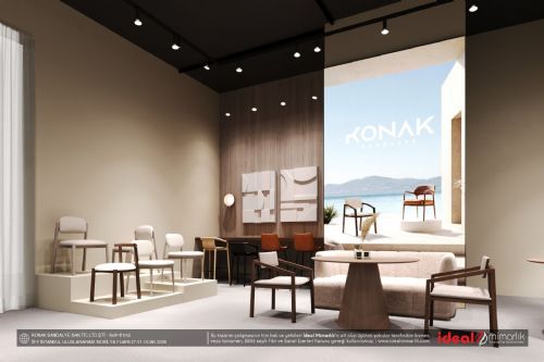 KONAK SANDALYE SAN.TİC.LTD.ŞTİ. |İİFF İSTANBUL ULUSLARARASI MOBİLYA FUARI 27-31 OCAK 2026 | 09.01.2026 | 