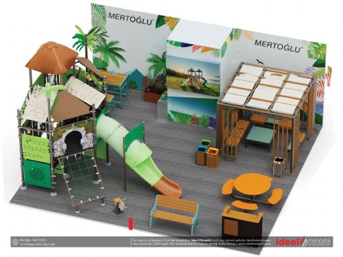 Mertoğlu Çevre Tasarım Ltd. Şti. | Tasarım Proje | Ahşap Fuar Standı | 04.03.2025 | 